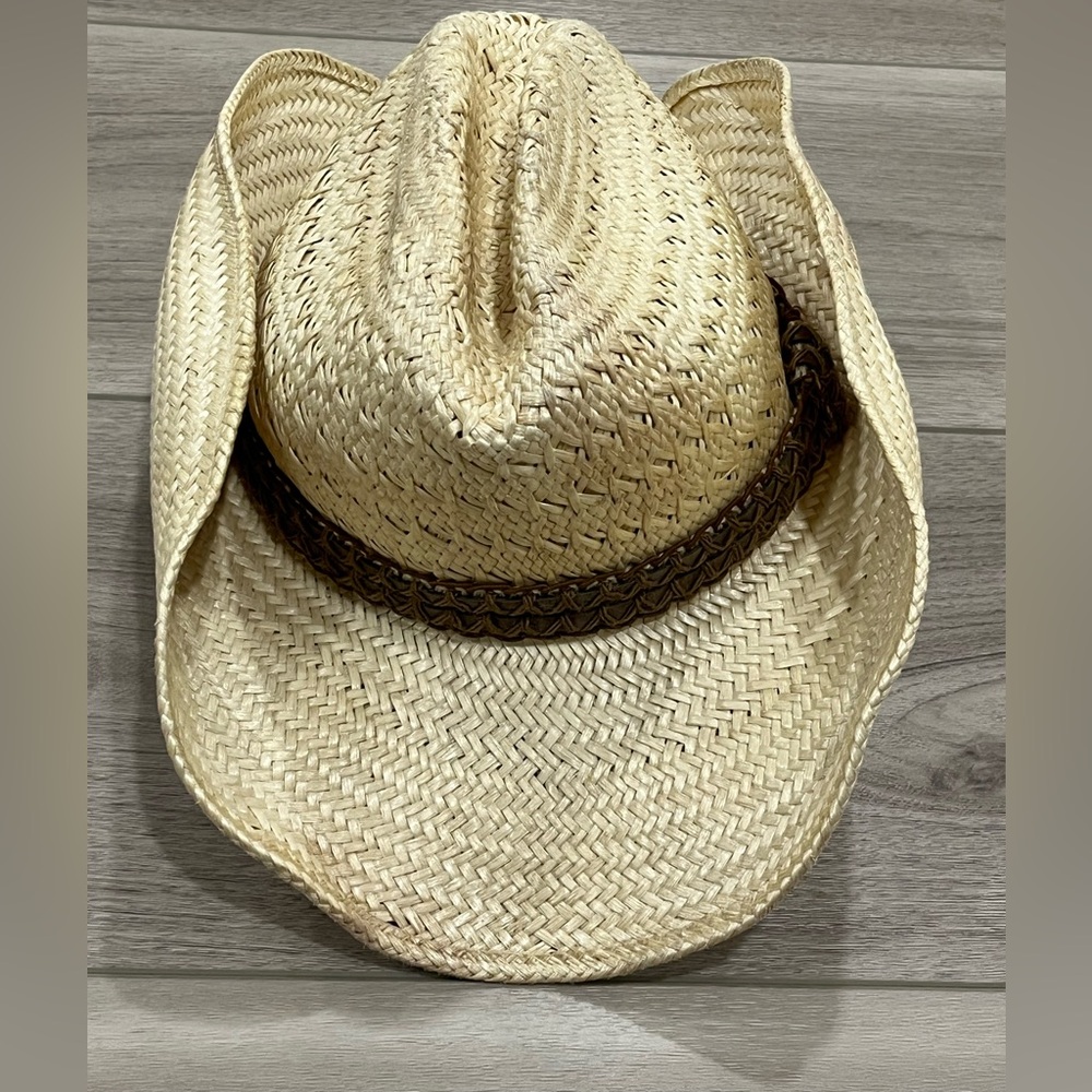 Natural Straw Cowboy Hat